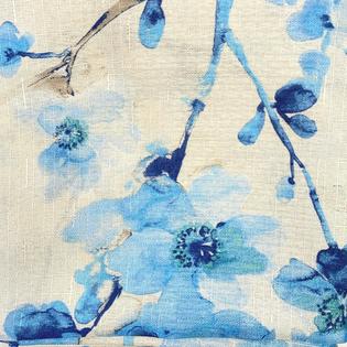 Traditions By Waverly Waverly Tree Blossom Blue Watercolor