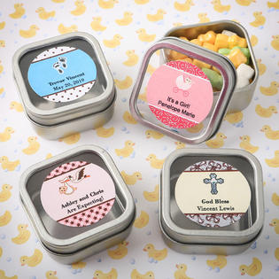 Fashioncraft 45-200 Personalized Silver Square Mint Tin ...