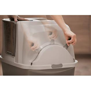 Catit Home Room Pet Supplies Scoops Cat Smartsift Litter Box Housebreaking Tan Color