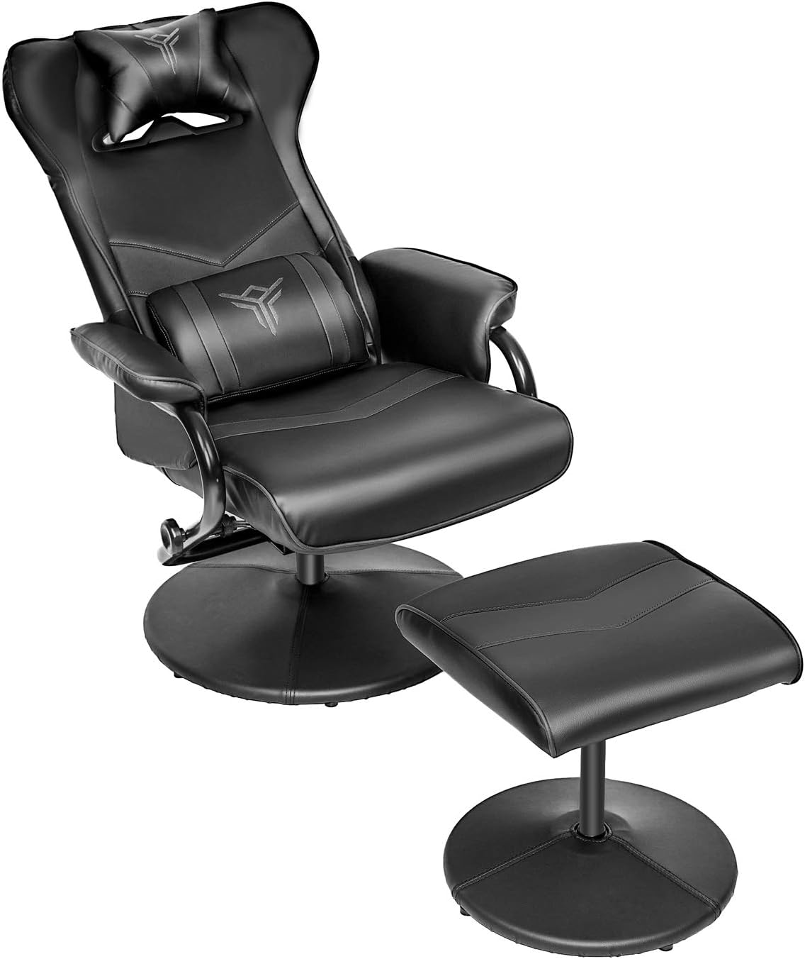 Elecwish Swivel Gaming Recliner Chair Reclining Pu Leather Lounge Armchair Recliner 360 Degree Swivel Overstuffed Padded Seat Chair Elecwish Swivel Gaming Recliner Chair Reclining Pu Leather Lounge Armchair Recliner 360 Degree Swivel Overstuffed Padded Seat Chair
