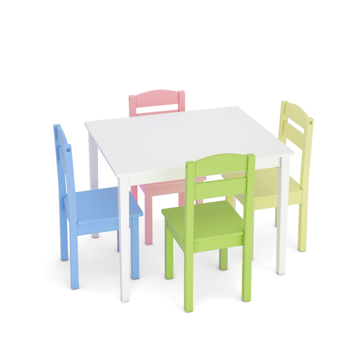 white table and chairs kids