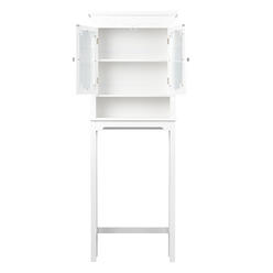 Elegant Bathroom Space Savers Over Toilet Storage Shelf