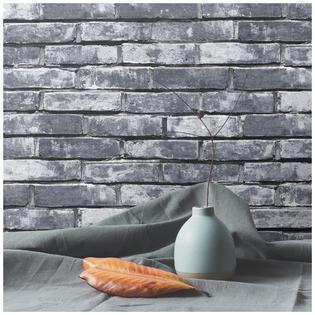 Haokhome Wallpaper 10m 3d Vintage Textured Faux Brick Wallpaper