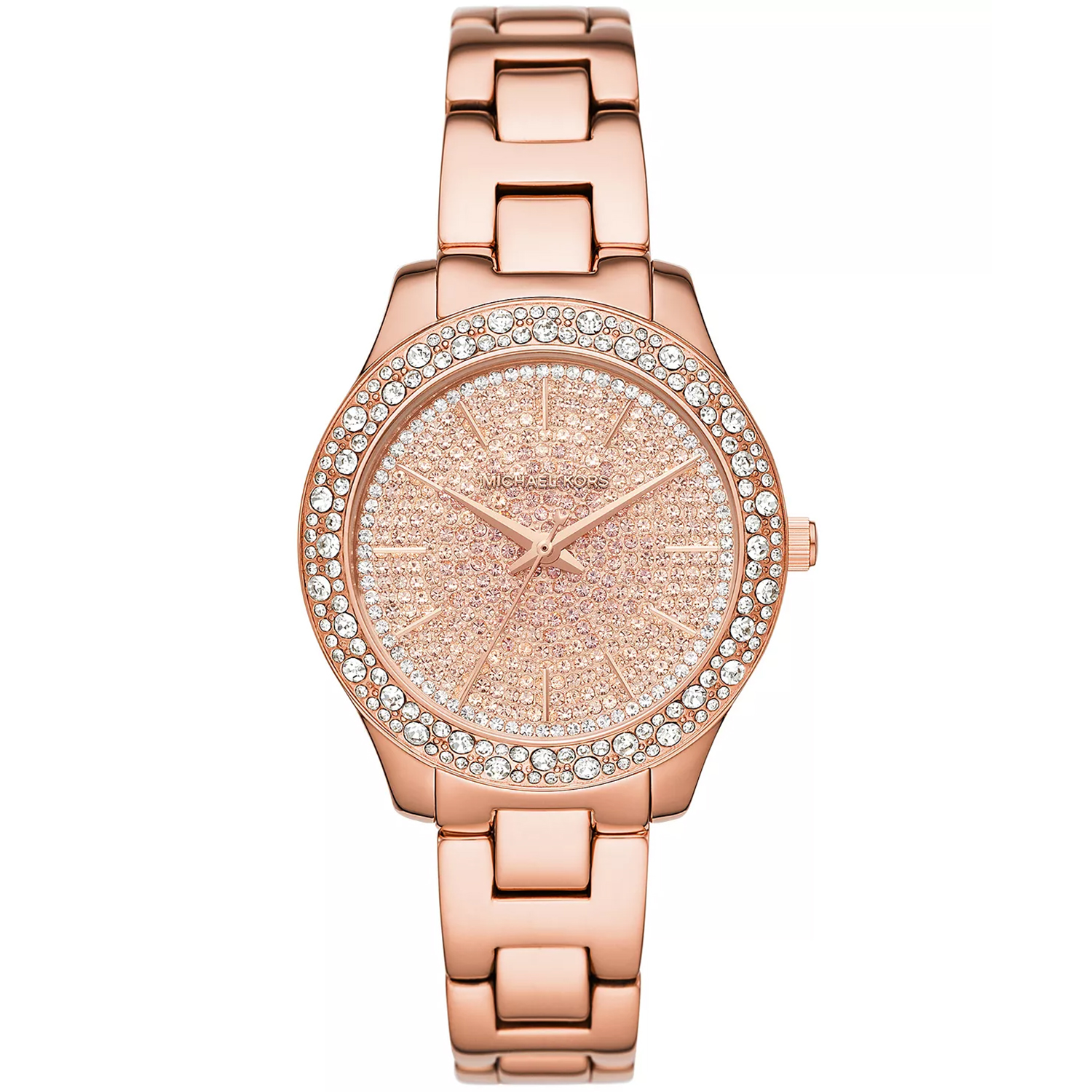 Michael Kors Women's Liliane Rose Gold Dial Watch - MK4651