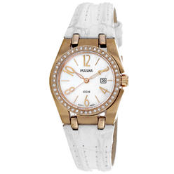 Pulsar Women's Classic White Dial Watch - PXT668X1