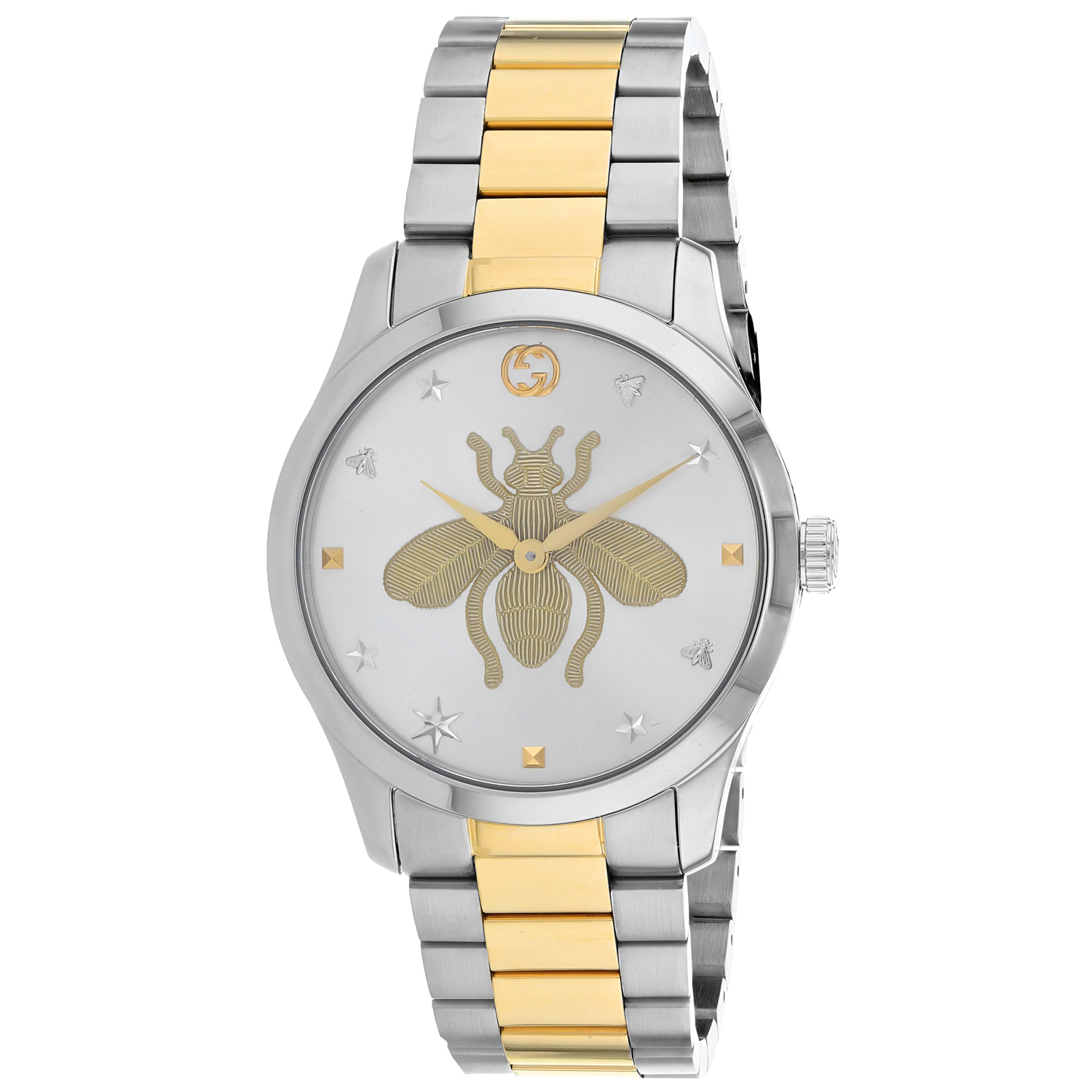 Gucci Women's G-Timeless Silver Dial Watch - YA1264131