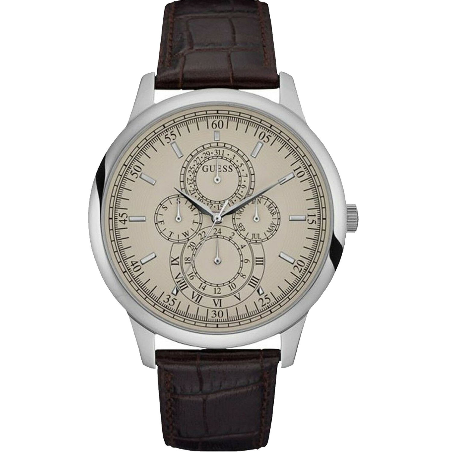 Guess Men's Classic Grey Dial Watch - W0920G2