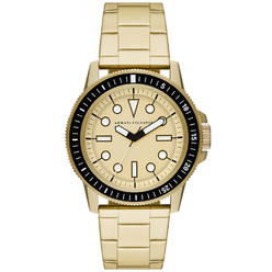 Armani Exchange Men's Classic Gold Dial Watch - AX1854