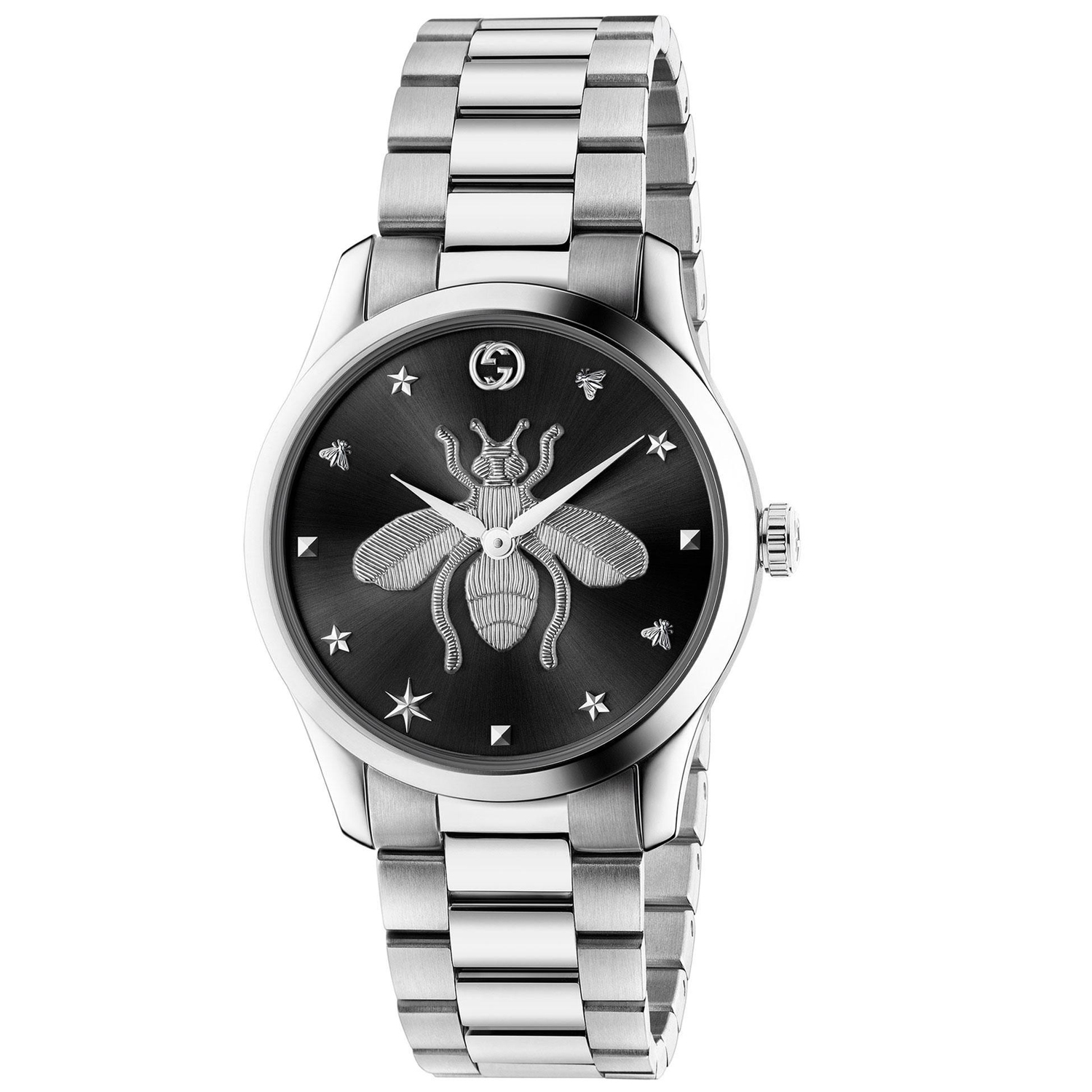 Gucci Women's G-Timeless Black Dial Watch - YA1265024