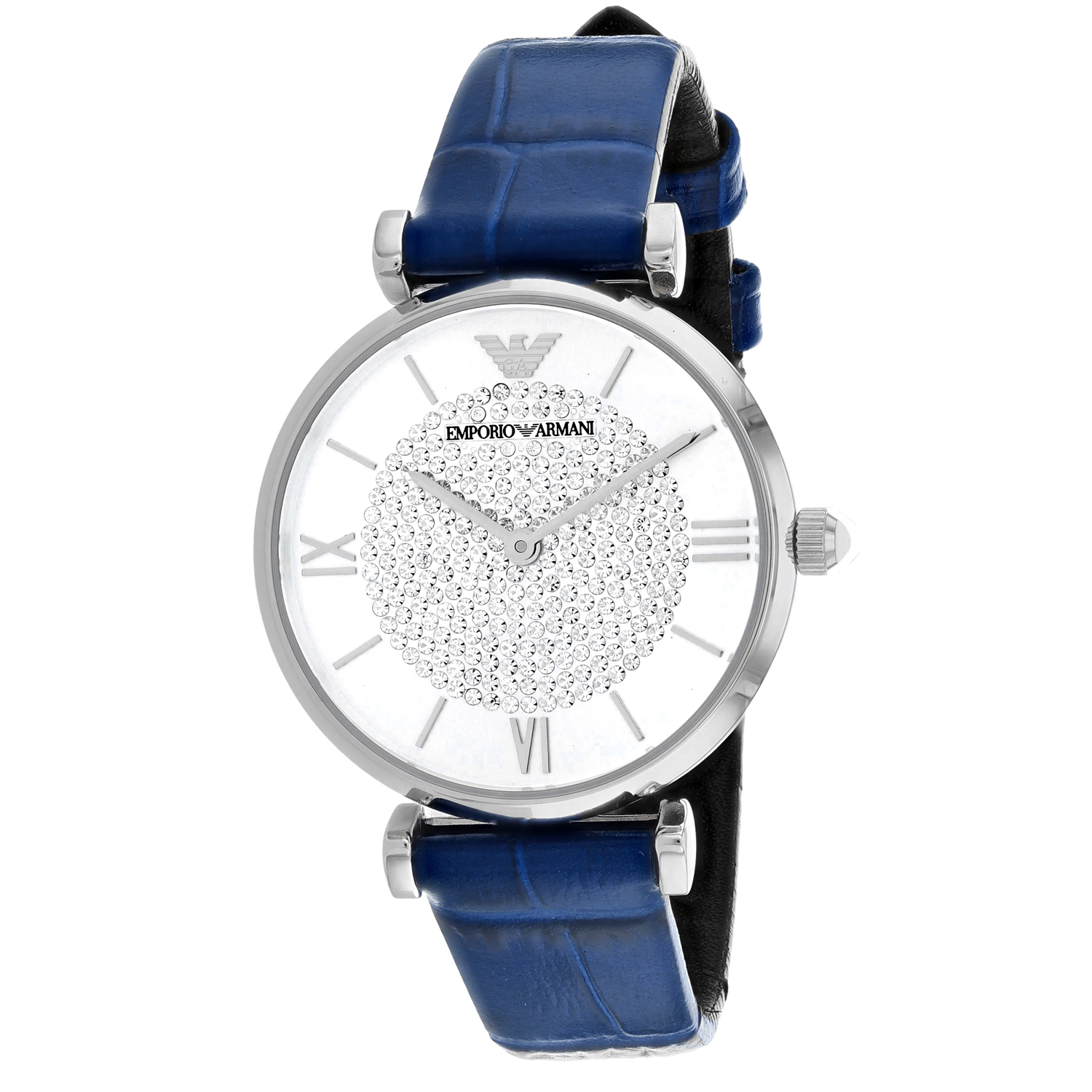 Armani Women's Gianna T-bar Silver Dial Watch - AR11344