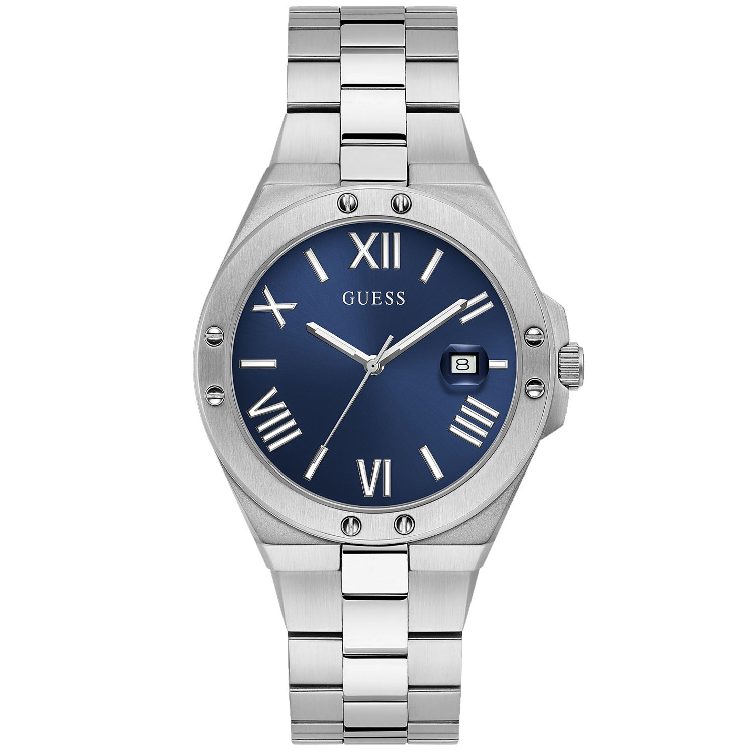 Guess Men's Classic Blue Dial Watch - GW0276G1