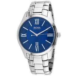 Hugo Boss Men's Ambassador Blue Dial Watch - 1513034