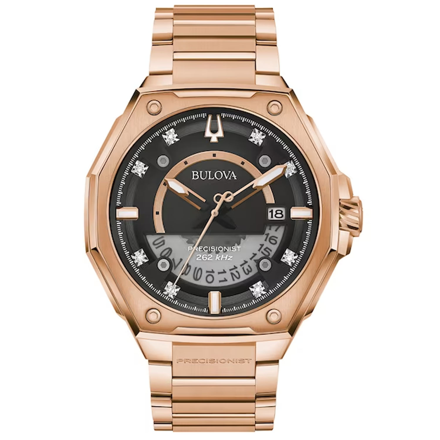 Bulova Men's Series X Black Dial Watch - 97D129