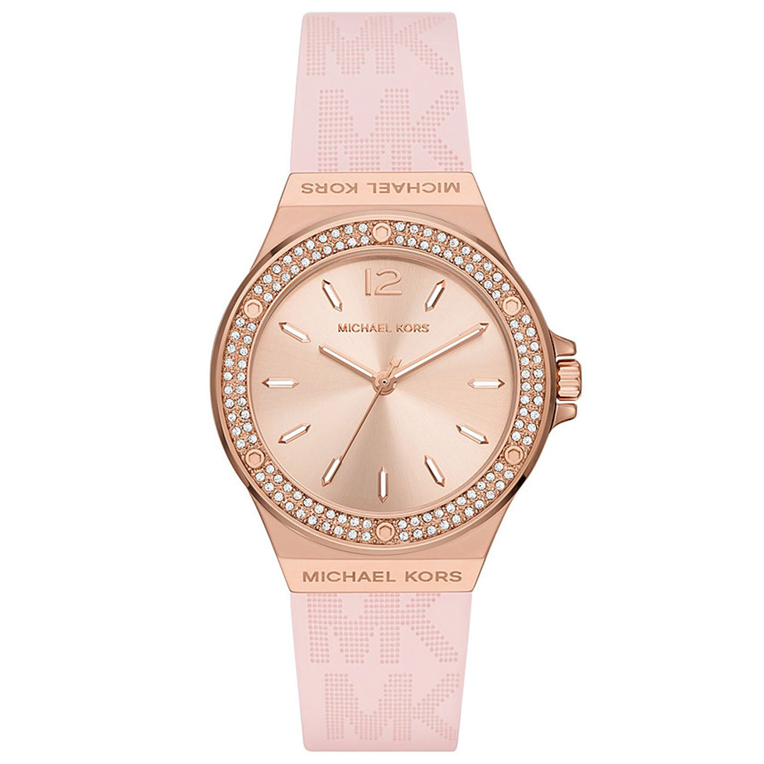 Michael Kors Women's Mini Lenox Rose gold Dial Watch - MK7282