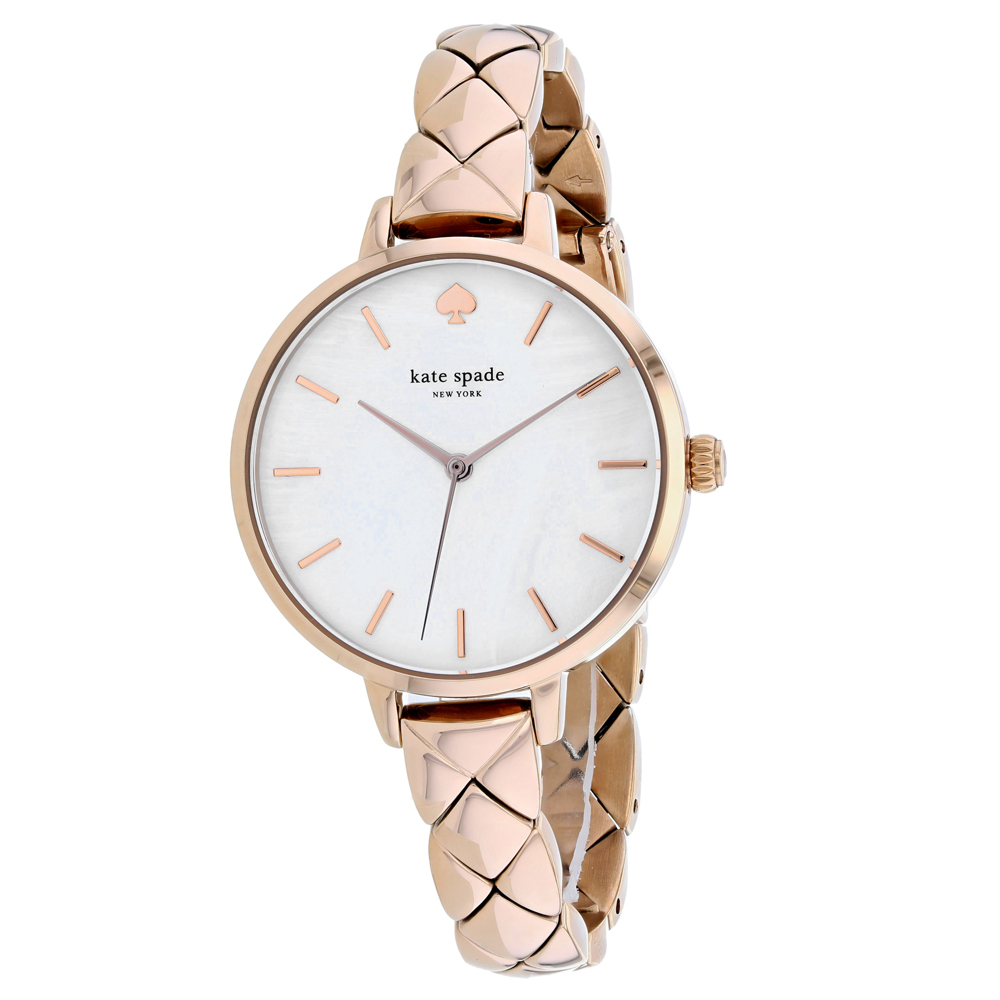 Kate Spade Women's Metro White Mother of Pearl Dial Watch - KSW1466