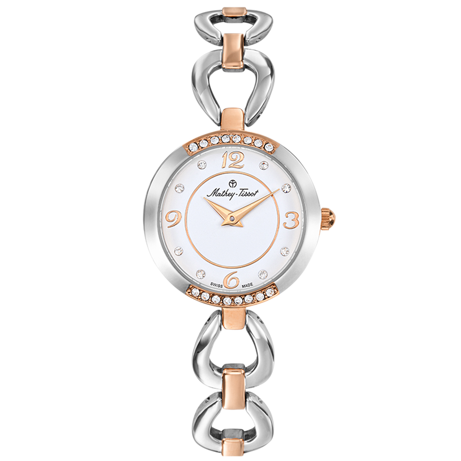 Mathey Tissot Women's Fleury 1496 White Dial Watch - D1496BI