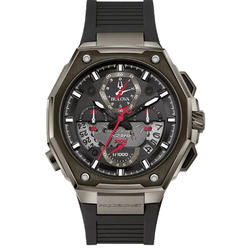 Bulova Men's Precisionist Black Dial Watch - 98B358