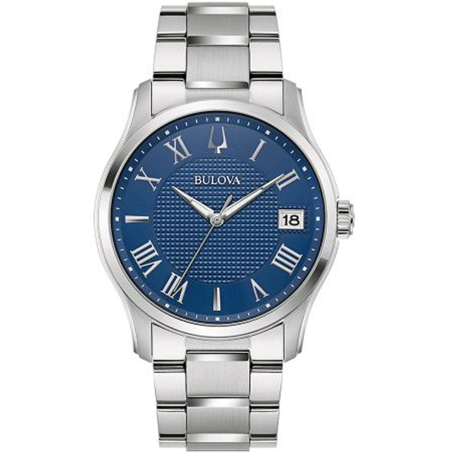 Bulova Men's Wilton Blue Dial Watch - 96B386