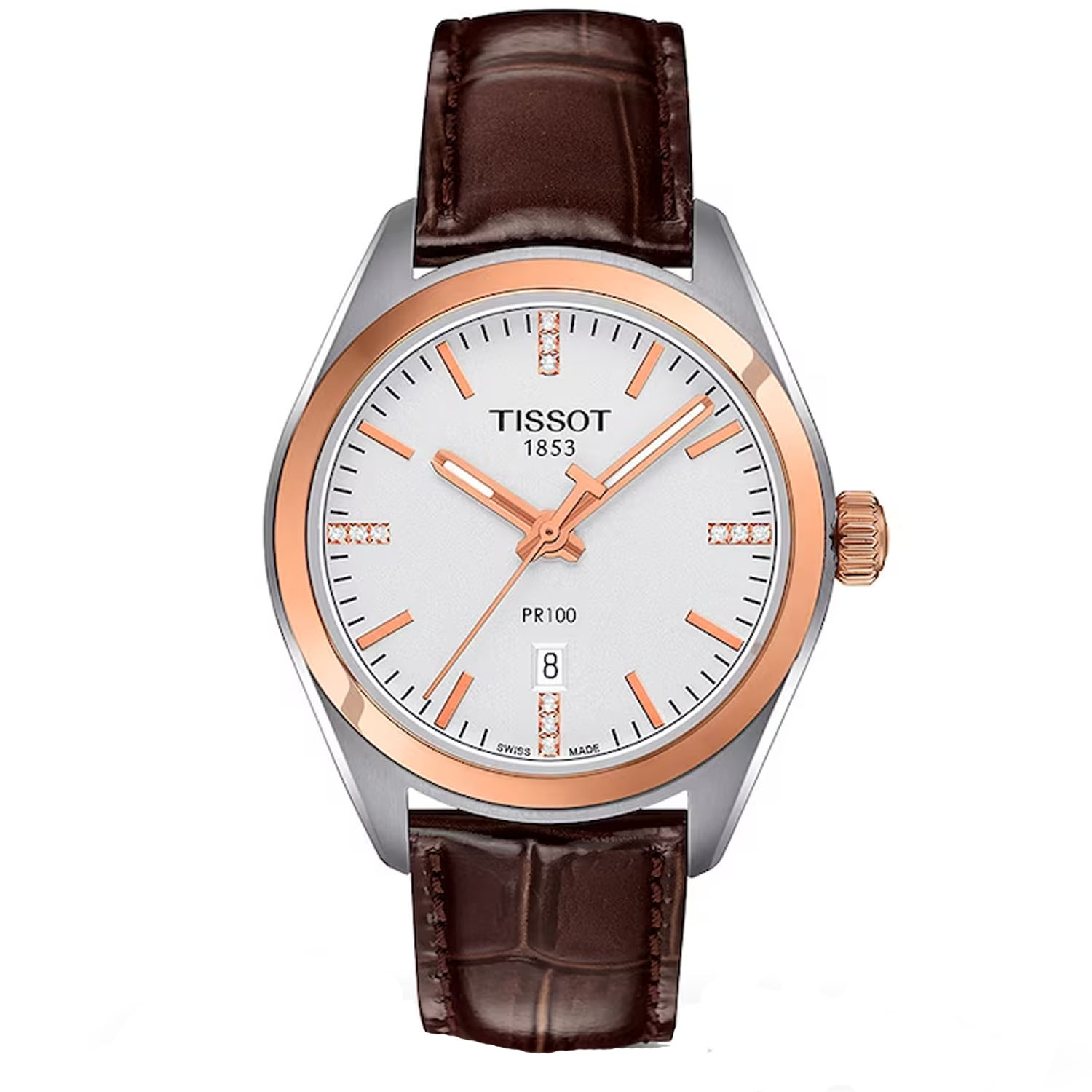 Tissot Women's White Silver Dial Watch - T1012102603600