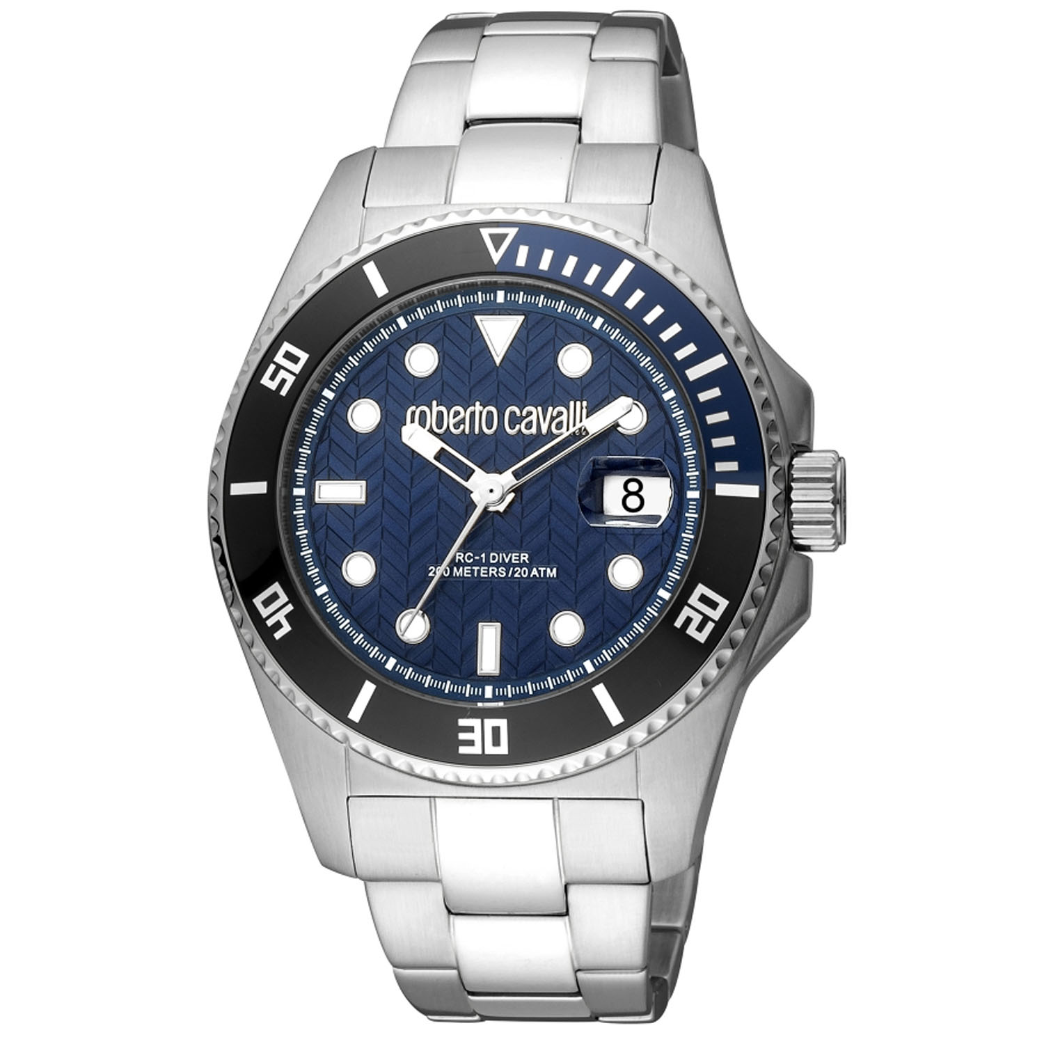 Roberto Cavalli Men's Classic Blue Dial Watch - RC5G042M0045