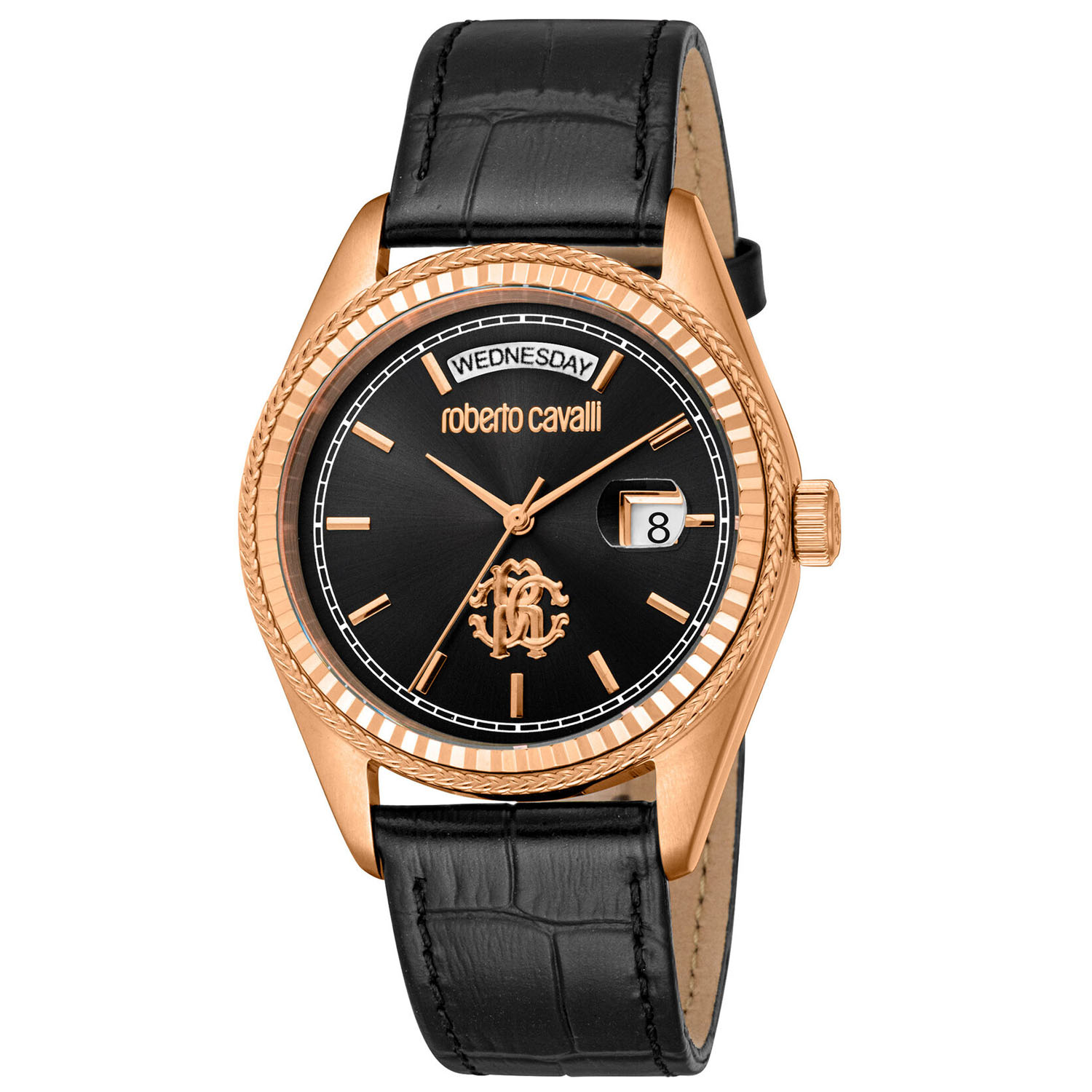 Roberto Cavalli Men's Classic Black Dial Watch - RC5G091L0035