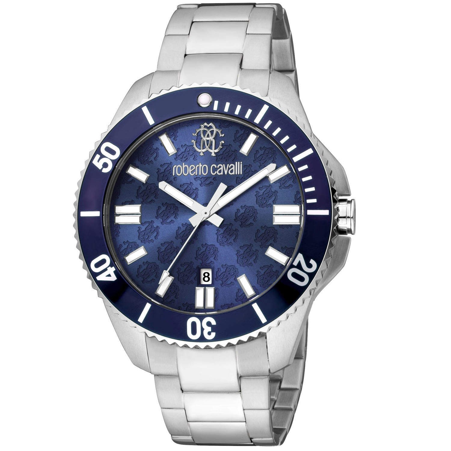 Roberto Cavalli Men's Classic Blue Dial Watch - RC5G013M0095