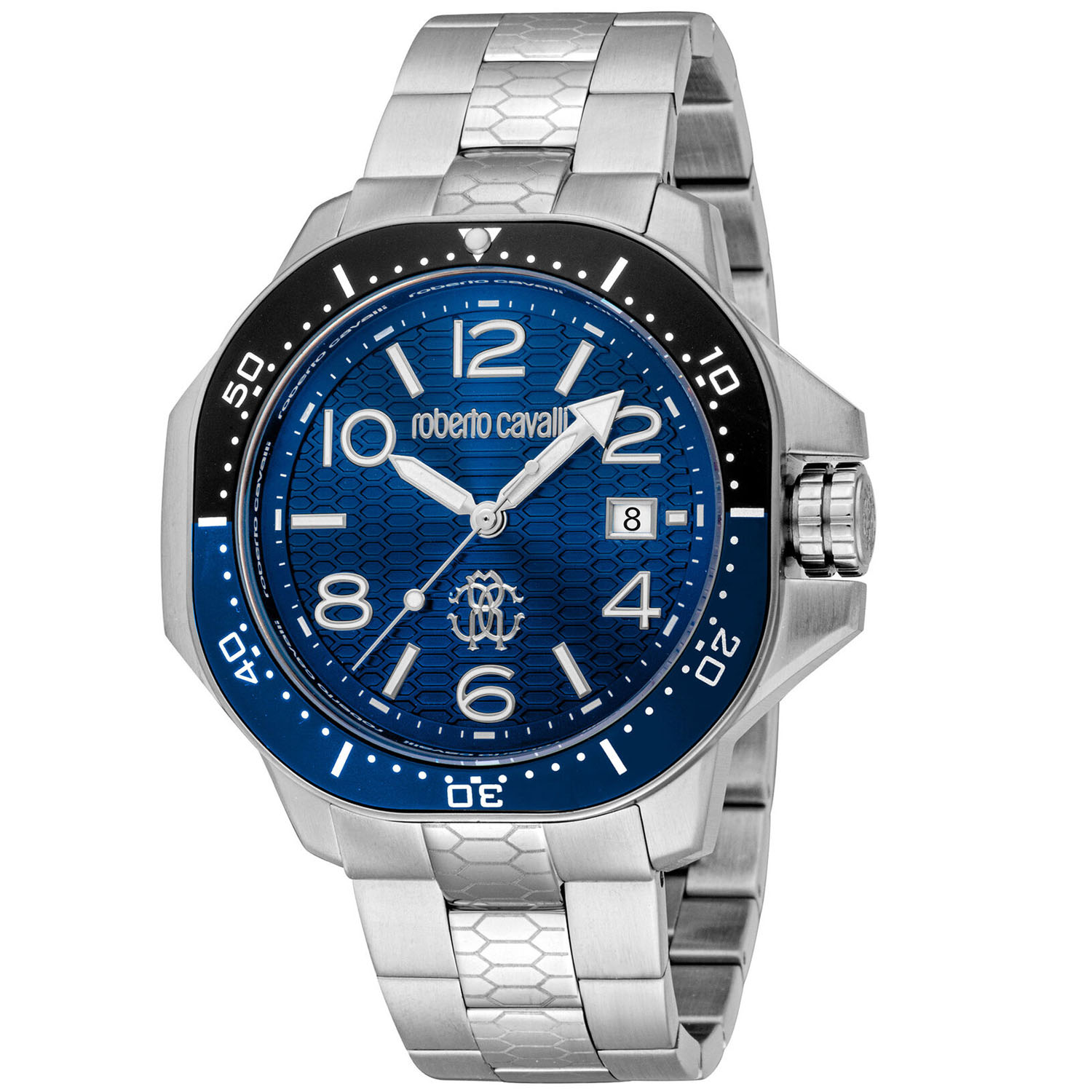 Roberto Cavalli Men's Classic Blue Dial Watch - RC5G101M0045