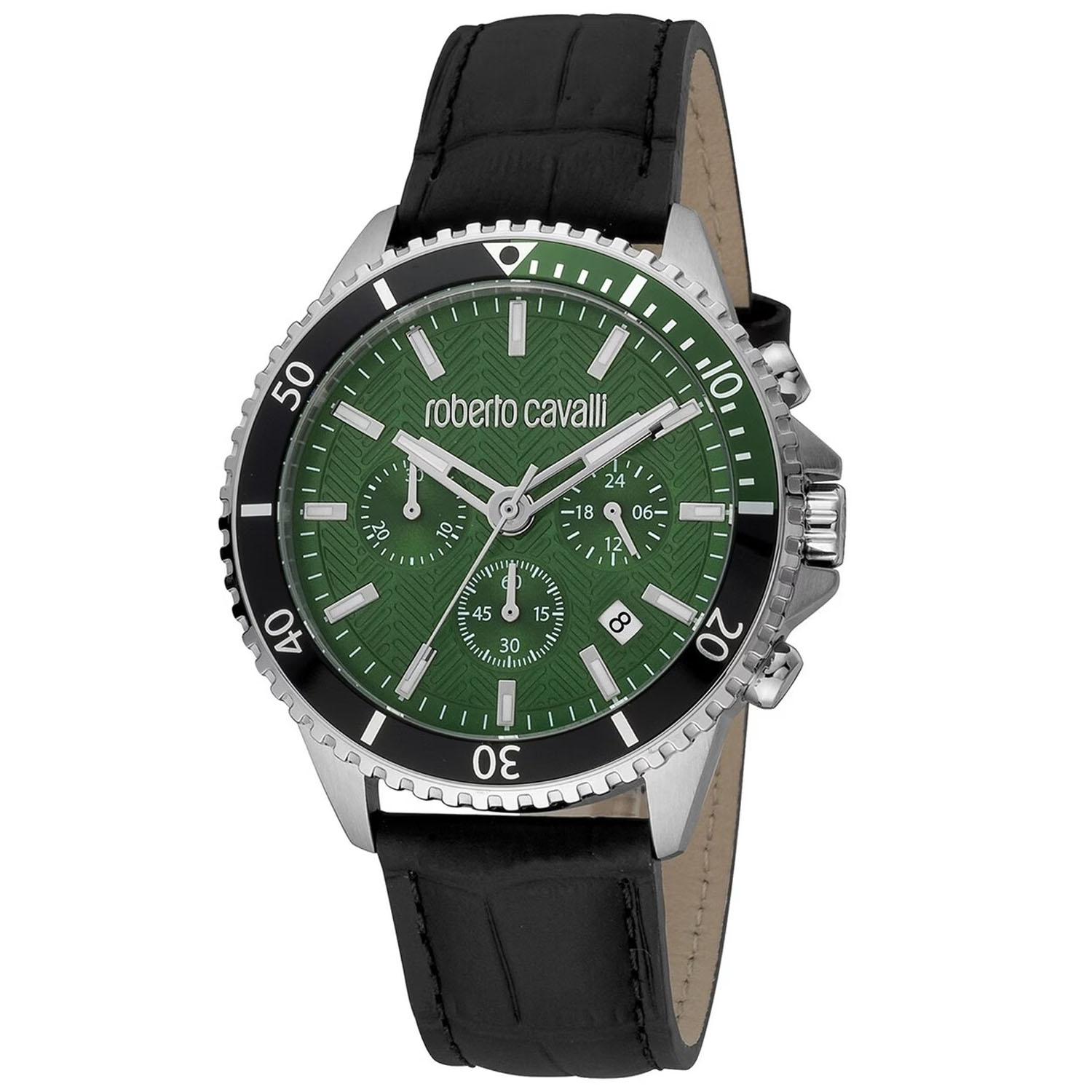 Roberto Cavalli Men's Classic Green Dial Watch - RC5G049L0015