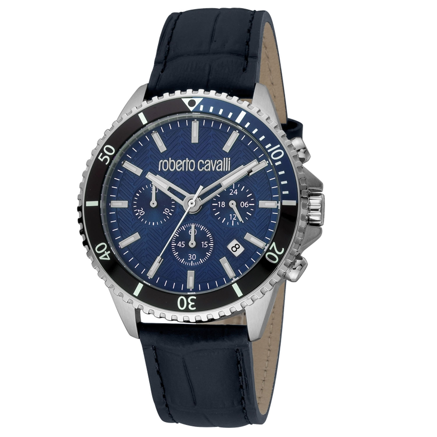 Roberto Cavalli Men's Classic Blue Dial Watch - RC5G049L0025