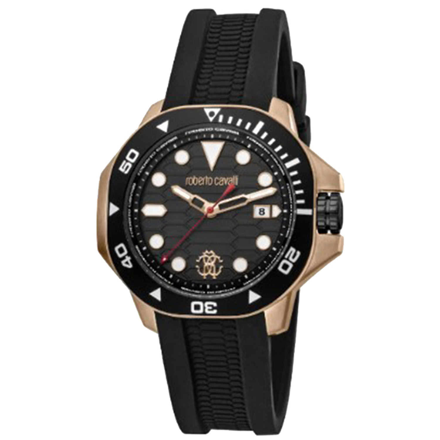 Roberto Cavalli Men's Classic Black Dial Watch - RC5G044P0085