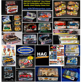 Aurora Aw Jl Afx Tjet Tyco 2 Custom Display Cases Aw