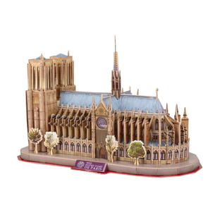 Cubicfun 3d Puzzle Notre Dame De Paris France Mc054h 2 128 Pcs Diy Jigsaw