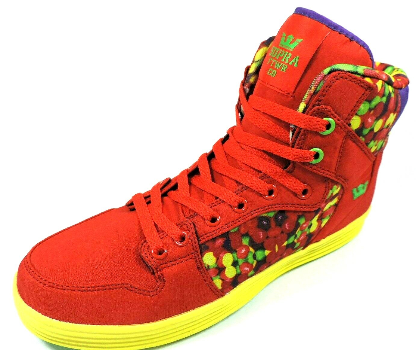 Supra Supra Vaider Lite S80006 Mens Shoes Basketball Sneakers Fire Red Synthetic