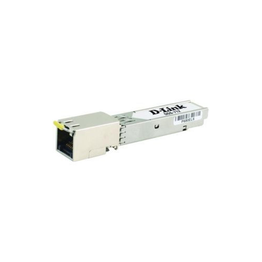 D-LINK SYSTEMS DGS-712 SWITCH ACCESSORY. SFP 10/100/1000 BASE-T COPPER TRANSCEIVER. 2 YEAR WARRANTY.