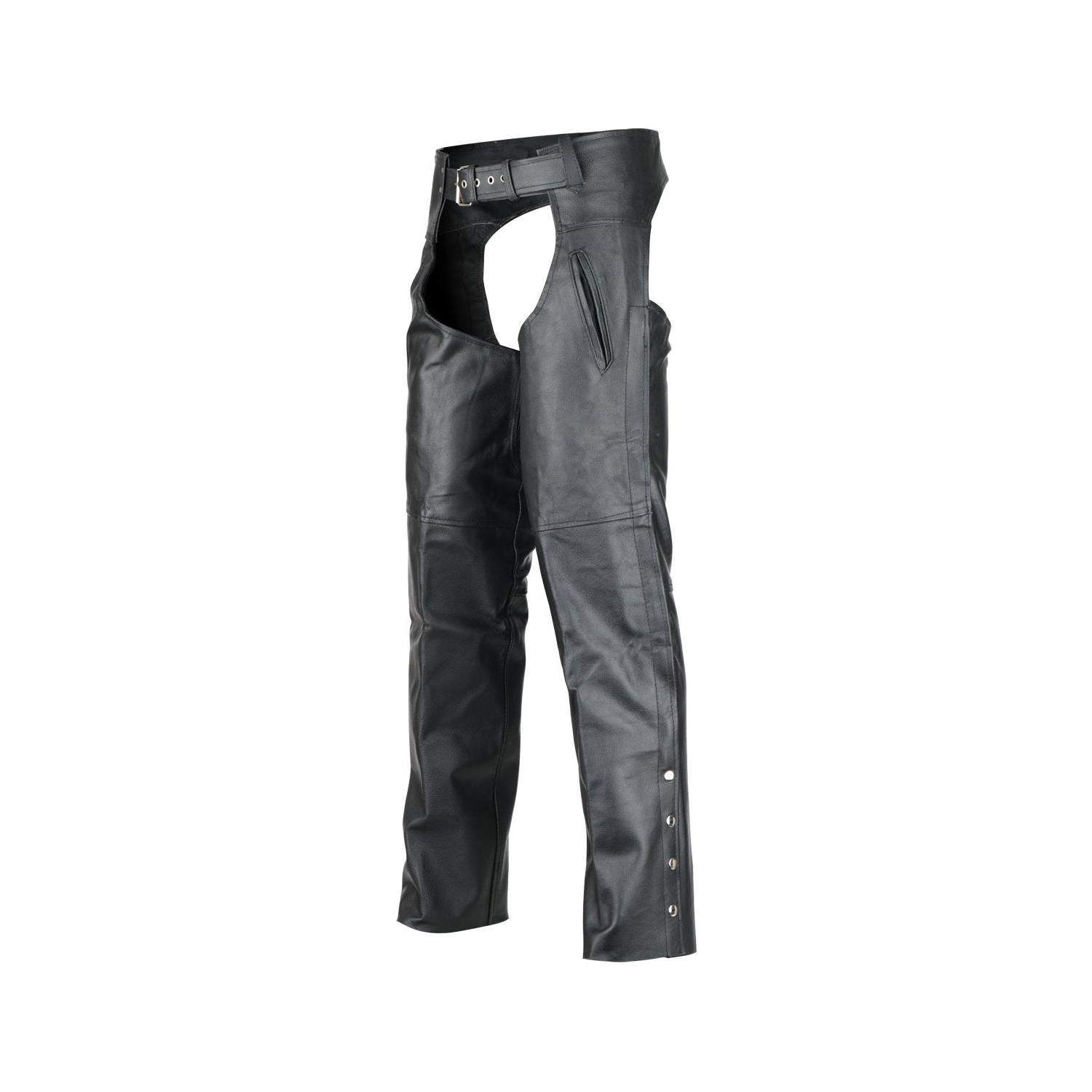 Vance leather Deep Pocket Motorcycle Leather Chaps