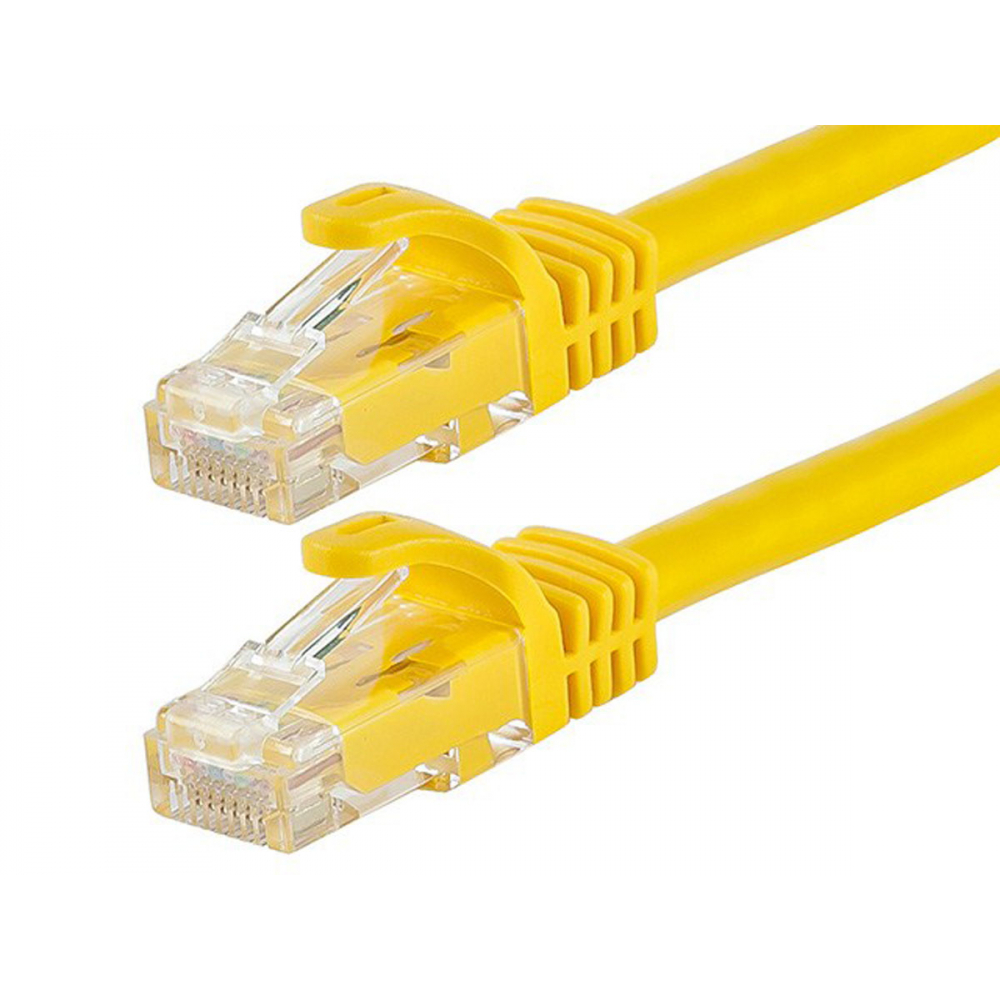 MONOPRICE, INC. 9872 FLEXBOOT CAT6 24AWG CABLE_ 25FT YELLOW