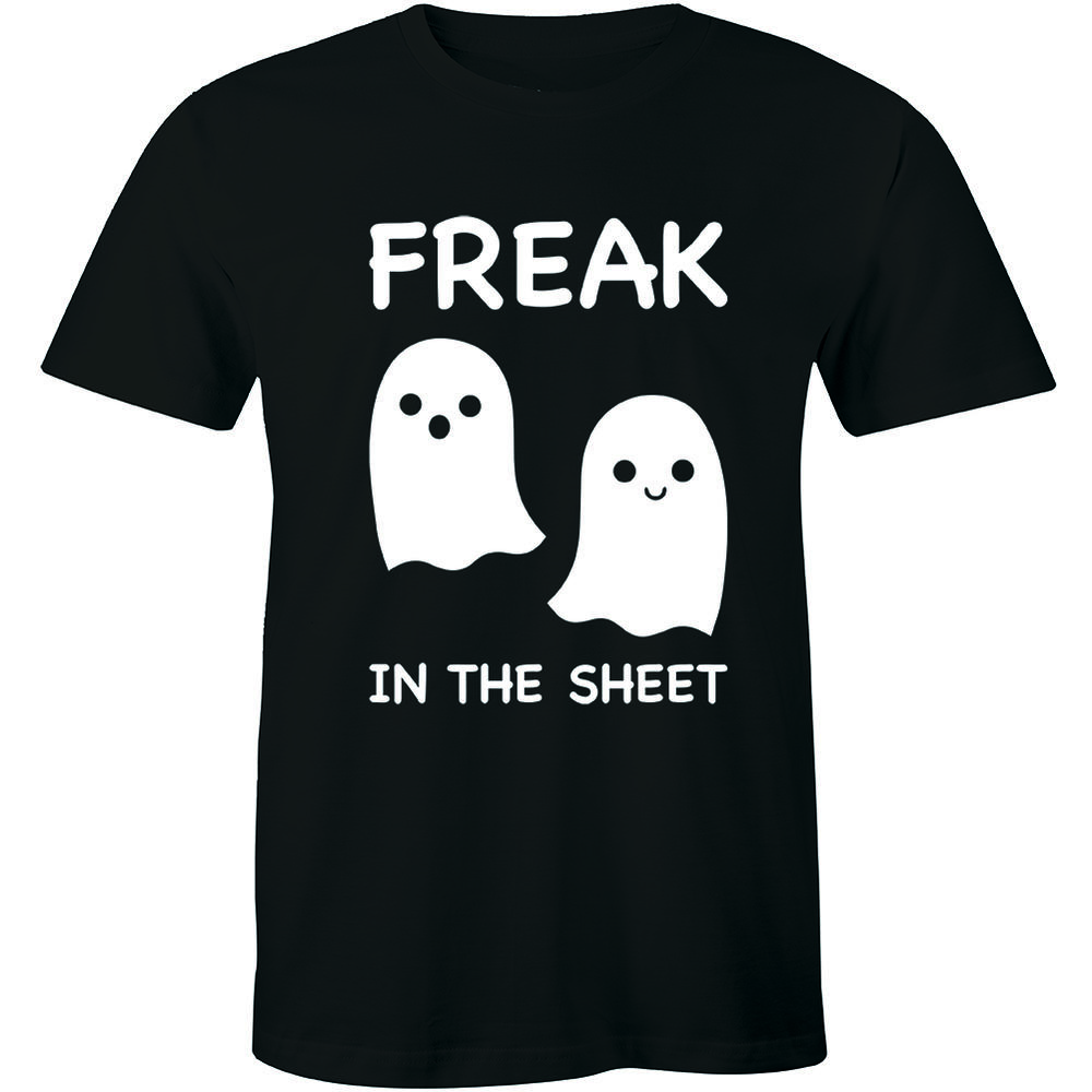 Half It Freak in the sheets T-Shirt for Men's with Ghost Image