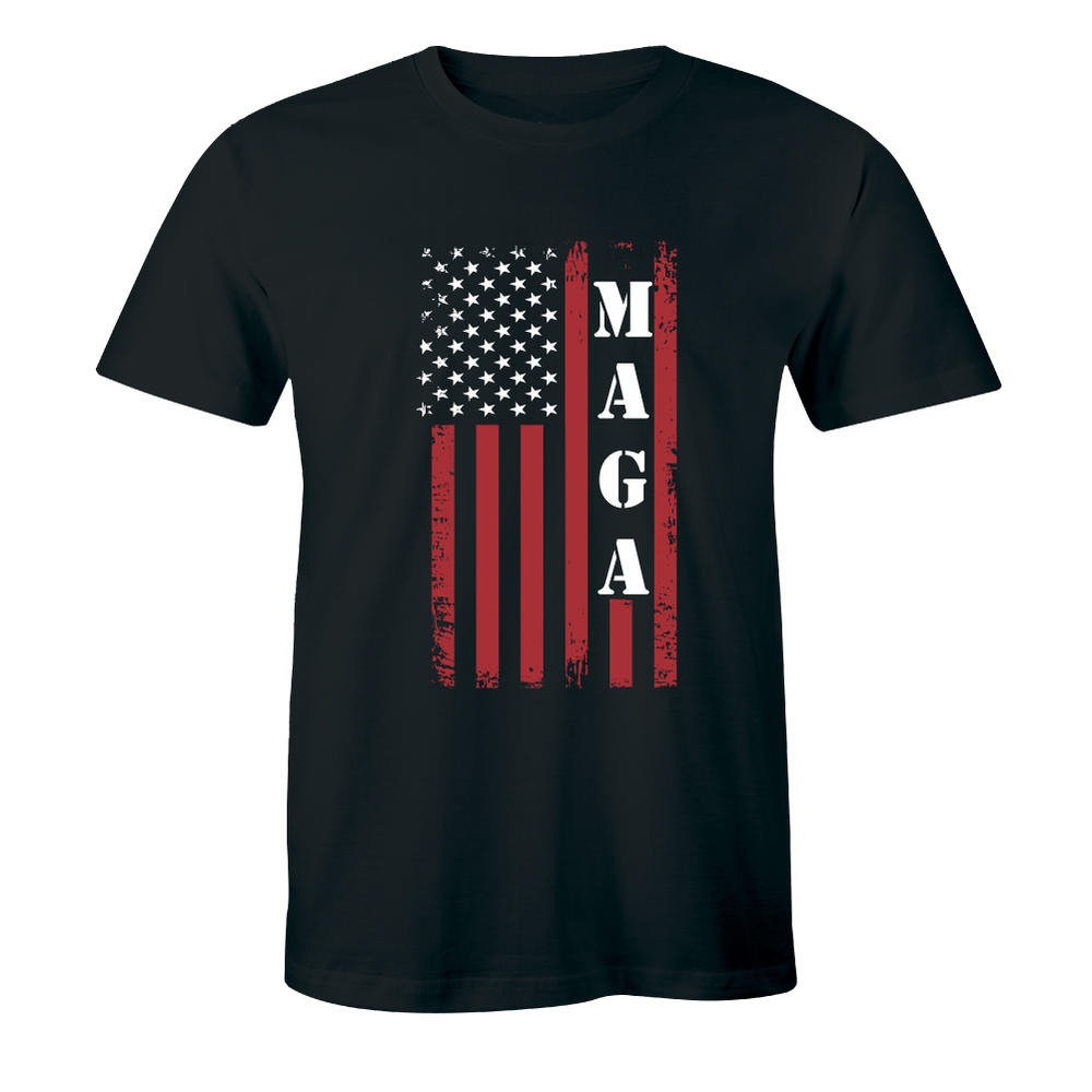 Half It Maga With USA Flag T-Shirt for Men