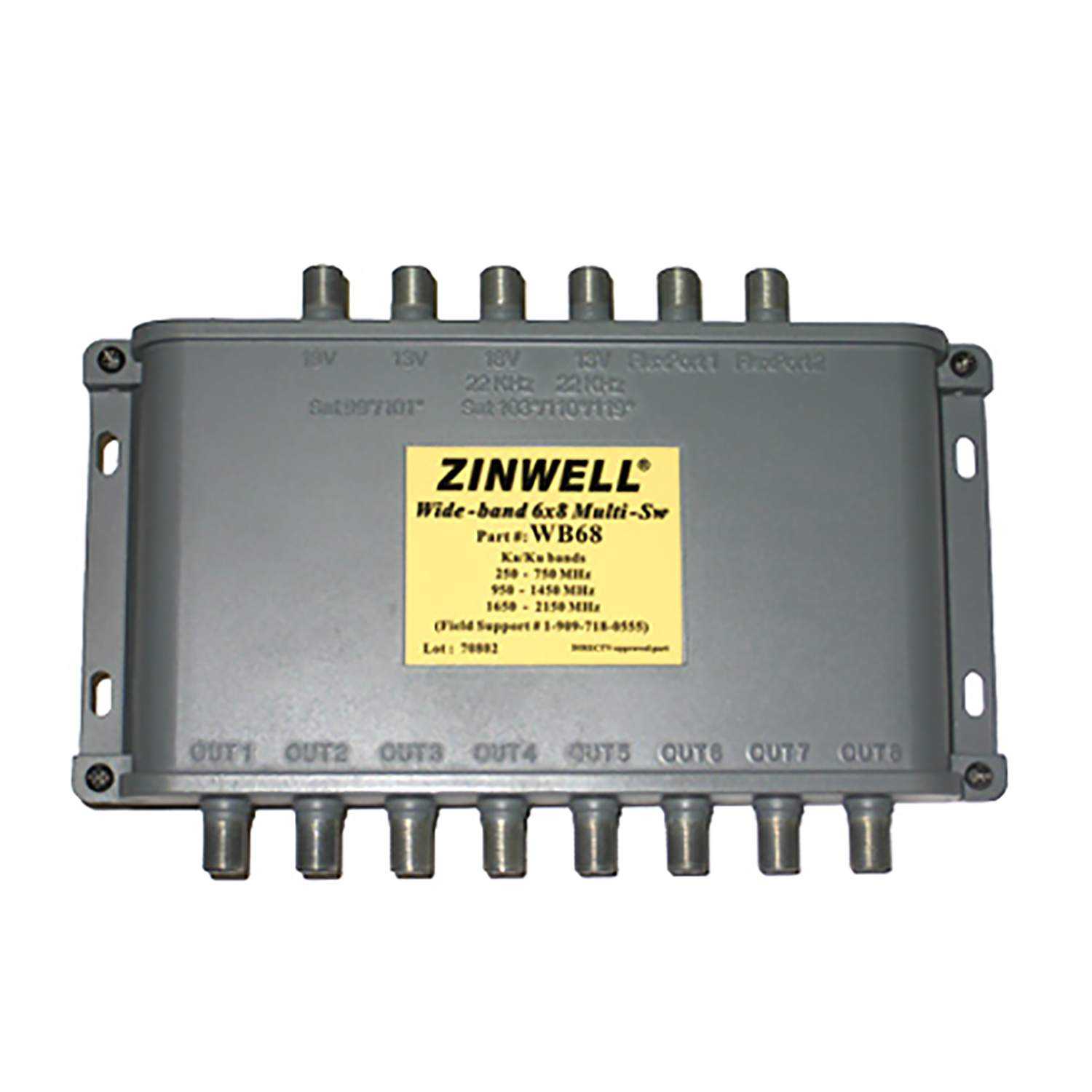 Generic DirecTV 6x8 Multiswitch With Weather Boot [ms6x8wb]