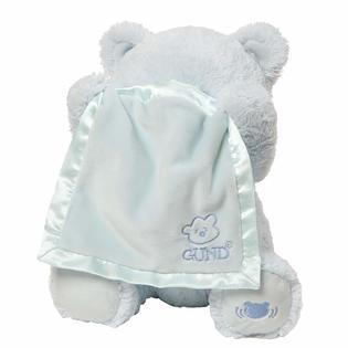 Gund Baby First Teddy Bear Blue Boy Stuffed Animal Plush Gift Nursery Decor New