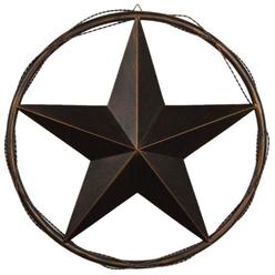 Gifts Decor Rustic Weathered Texas Lone Star Metal