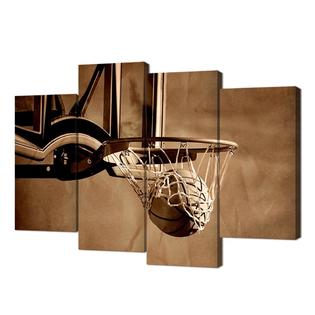 Vvovv Wall Decor Wall Art Canvas Basketball Sports Man Cave Decor