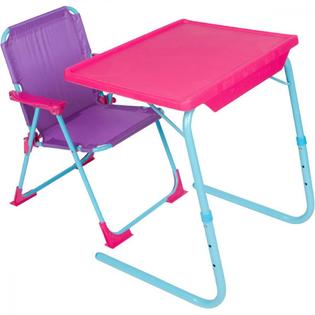 Table Mate Kids Desk Chair Set Folding Pink Purple Turquoise