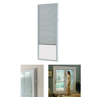 Odl White Cordless Add On Enclosed Aluminum Blinds 1 2 In Slats