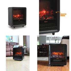 Crane Usa Ee 8075bk 1500 Watt Mini Fireplace Heater 20 Gauge Steel Construction 750 Watts 120 Volts - Crane Usa Mini Fireplace Heater Crane Usa Ee 8075bk 1500 Watt Mini Fireplace Heater 20 Gauge Steel Construction 750 Watts 120 Volts - Crane Usa Mini Fireplace Heater