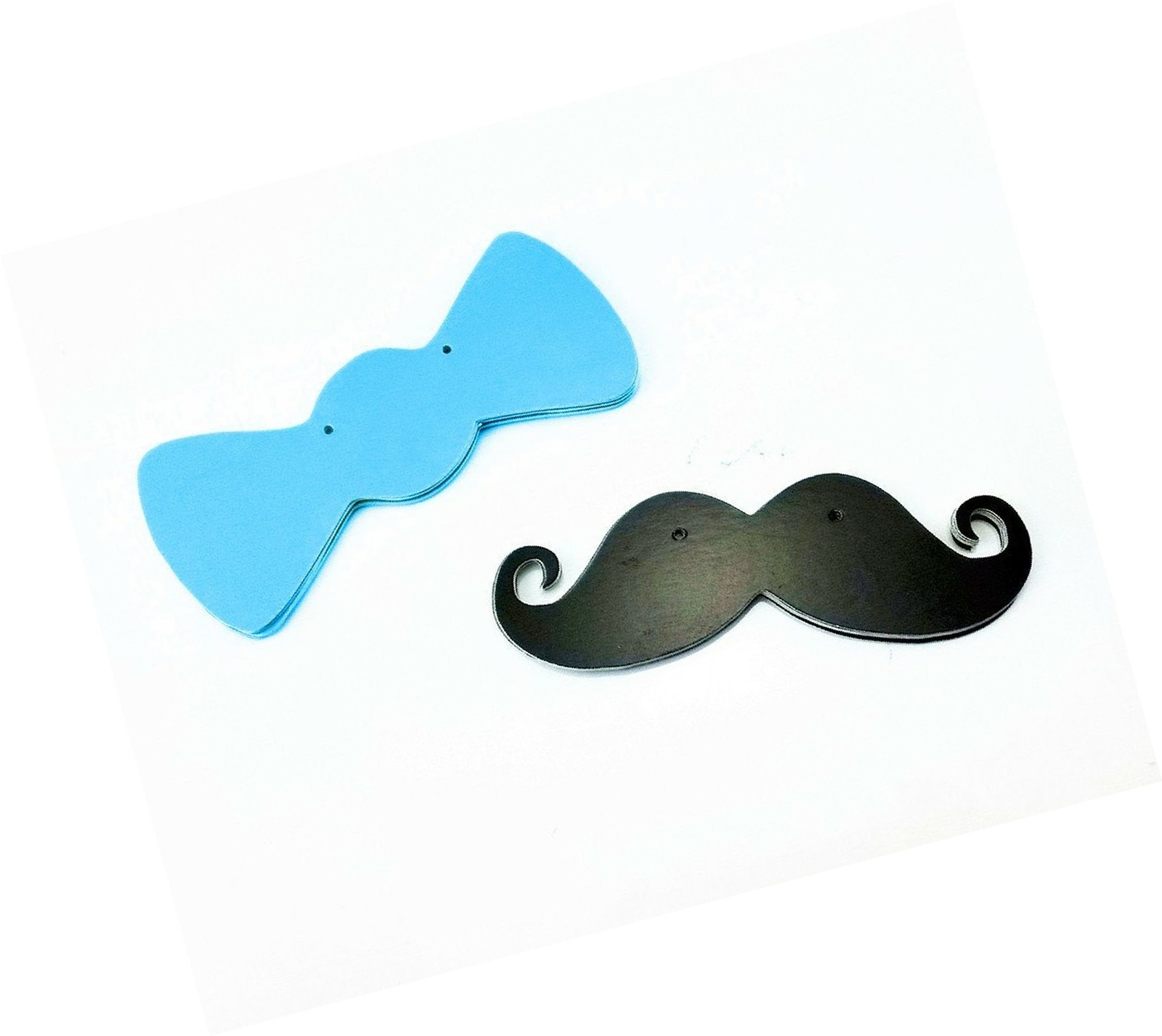 Yueton Mustache Bow Tie Pennant Banner Garland Wedding Birthday