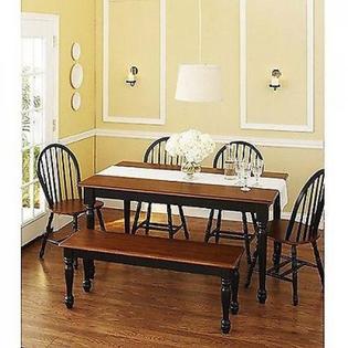 Better Homes Gardens Kitchen Bench Wood Dining Room Furniture