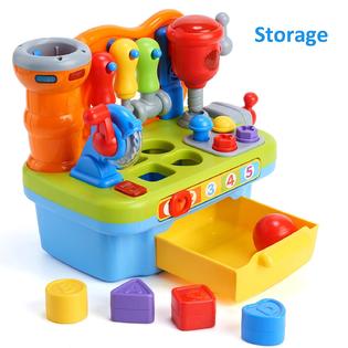 Woby Multifunctional Musical Learning Tool Workbench Toy