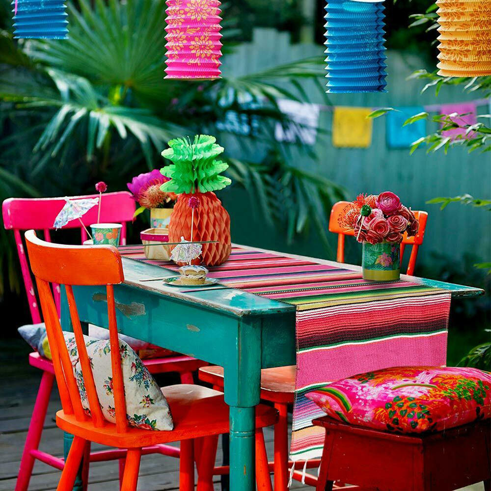 Generic Mexican Table Runner Cloth Fiesta Or Cinco De Mayo Party Cloth Fiesta Or Cinco De Mayo Party