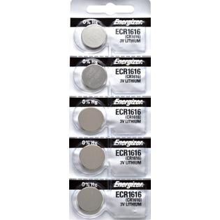 5 Pcs Energizer Ecr1616 Cr1616 1616 Erc 1616 3v Lithium Battery
